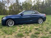 Używany BMW 218 Advantage 136 KM (100 kW) 2016 Niebieski Kabriolet