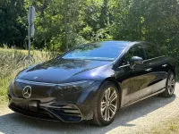 Gebraucht Mercedes EQS450+ AMG line 244 kW (333 PS) 2022 Blau Limousine