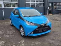 Gebraucht Toyota Aygo Team 69 PS (50 kW) 2018 Cyan metallic (metallic) Kleinwagen