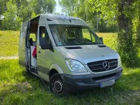 Gebraucht Mercedes Sprinter 95 PS (69 kW) 2009 Grau Van