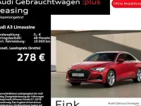 Gebraucht Audi A3 Advanced Plus 150 PS (110 kW) 2025 Rot Limousine