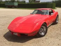 Gebraucht Corvette C3 286 PS (210 kW) 1975 Rot Cabrio
