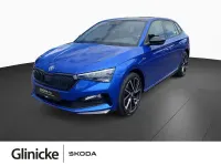 Gebraucht Skoda Scala Monte Carlo 110 PS (80 kW) 2021 Raceblau metallic Kleinwagen