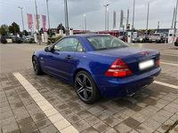 Gebraucht Mercedes SLK230 197 PS (144 kW) 1998 Blau Cabrio