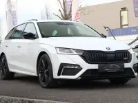 Gebraucht Skoda Octavia RS 200 PS (147 kW) 2022 Moonweiss metallic Kombi