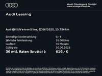 Gebraucht Audi Q6 e-tron Ambiente 185 kW (252 PS) 2025 Mythosschwarz metallic SUV