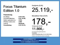 Neu Ford Focus Titanium 155 PS (114 kW) 2026 Agate black Limousine
