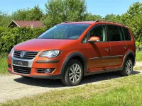 Gebraucht VW Touran Cross 140 PS (102 kW) 2008 Orange Van / Kleinbus
