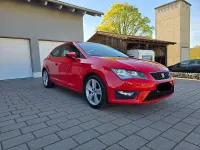 Usata Seat Leon FR 122 CV (89 kW) 2013 Rosso Coupé