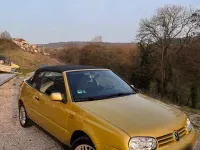 Gebraucht VW Golf 101 PS (74 kW) 2000 Gold Cabrio
