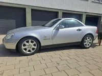 Gebraucht Mercedes SLK230 193 PS (141 kW) 1998 Silber Cabrio