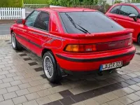 Gebraucht Mazda 323F 88 PS (64 kW) 1991 Rot Limousine