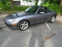 Gebraucht Mazda MX5 110 PS (80 kW) 2003 Grau Cabrio