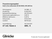 Usata Audi e-tron Advanced Plus 300 kW (408 CV) 2023 Bianco SUV