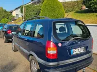 Gebraucht Opel Zafira Elegance 125 PS (91 kW) 2000 Blau Van / Kleinbus