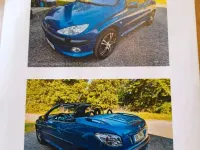 Gebraucht Peugeot 206 CC Platinum 109 PS (80 kW) 2002 Blau Cabrio