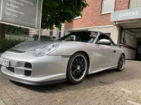 Gebraucht Porsche 996 360 PS (264 kW) 2002 Arktissilbermetallic Cabrio