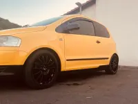 Gebraucht VW Fox 54 PS (39 kW) 2007 Gelb Kleinwagen