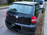 Gebraucht VW Fox 54 PS (39 kW) 2008 Schwarz Kleinwagen