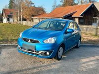 Gebraucht Mitsubishi Space Star 70 PS (51 kW) 2018 Blau Kleinwagen