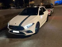 Gebraucht Mercedes A200 AMG line 163 PS (119 kW) 2019 Weiß Limousine
