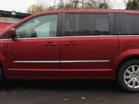 gebraucht Chrysler Grand Voyager Town & Country Rot|Leder schw.|el. Türen|Klima