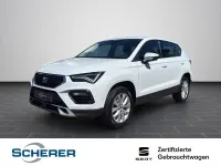 Gebraucht Seat Ateca Style 150 PS (110 kW) 2024 Nevada weiß metallic (metallic) SUV
