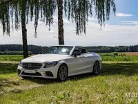 Gebraucht Mercedes C200 AMG 184 PS (135 kW) 2019 Polarweiß Cabrio