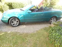 Gebraucht Mercedes CLK200 Elegance 136 PS (100 kW) 1998 Grün Cabrio