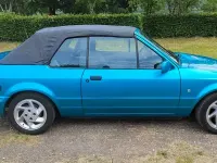 Gebraucht Ford Escort Cabriolet 75 PS (55 kW) 1990 Blau Cabrio