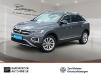 Gebraucht VW T-Roc Style 150 PS (110 kW) 2024 Grau (indiumgrau metallic/schwarz) SUV