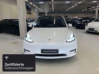 Gebraucht Tesla Model Y Long Range AWD 258 kW (351 PS) 2023 Pearl white multicoat SUV