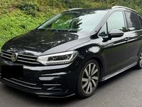 Gebraucht VW Touran R-line 150 PS (110 kW) 2016 Schwarz Van / Kleinbus