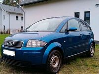 gebraucht Audi A2 1.4 Benzin blau metallic