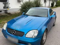 Gebraucht Mercedes SLK200 163 PS (119 kW) 2002 Blau Cabrio