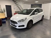 Gebraucht Ford S-MAX Titanium 166 PS (122 kW) 2017 Weiß Van / Kleinbus