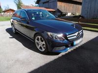 Gebraucht Mercedes C250 204 PS (150 kW) 2018 Blau Kombi
