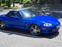Gebraucht Mazda MX5 115 PS (84 kW) 2003 Blau Cabrio