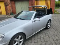 Gebraucht Mercedes SLK230 197 PS (144 kW) 2000 Silber Cabrio