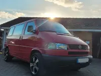 Używany VW T4 102 KM (75 kW) 2002 Czerwony Van
