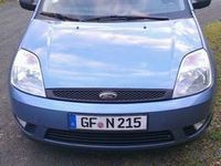 Gebraucht Ford Fiesta 80 PS (58 kW) 2003 Blau metallic Kleinwagen