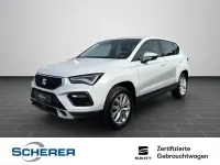 Gebraucht Seat Ateca Style 150 PS (110 kW) 2022 Nevada weiß metallic (metallic) SUV