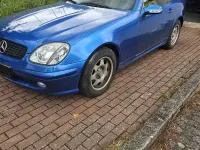 Gebraucht Mercedes SLK200 163 PS (119 kW) 2003 Blau Cabrio