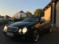 Gebraucht Mercedes CLK200 136 PS (100 kW) 1999 Schwarz Cabrio