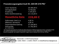 Gebraucht Audi S3 Cabriolet Advanced 310 PS (228 kW) 2017 Schwarz Cabrio