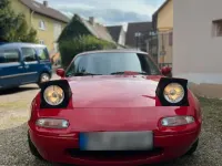 Gebraucht Mazda MX5 115 PS (84 kW) 1998 Rot Cabrio