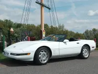 Gebraucht Corvette C4 305 PS (224 kW) 1992 Weiß Cabrio