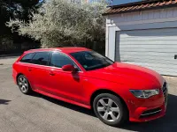 Brugt Audi A6 S-Line 190 HK (139 kW) 2016 Rød Stationcar