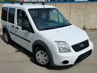 Gebraucht Ford Tourneo Connect 90 PS (66 kW) 2010 Weiß Van / Kleinbus