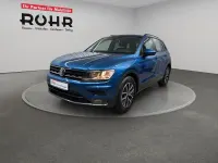 Gebraucht VW Tiguan Trendline 150 PS (110 kW) 2019 Caribbean blue metallic SUV